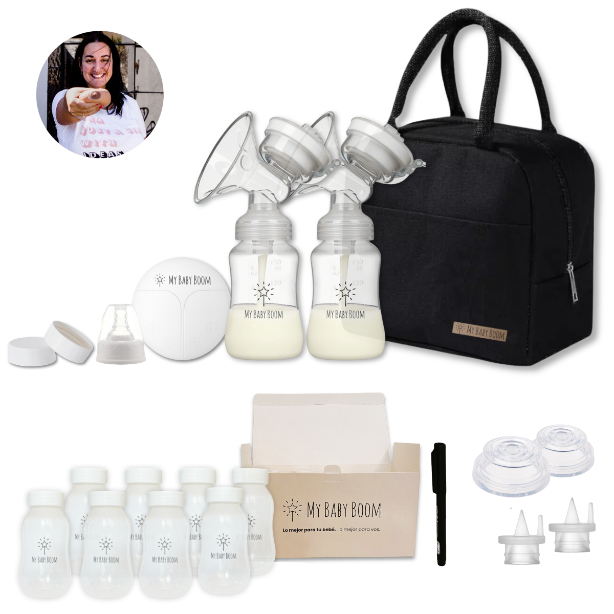 Vuelta FULL Imagen Producto sacaleches botellas repuestos