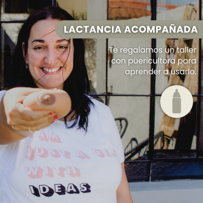 Sacaleches eléctrico doble y botellas para leche materna