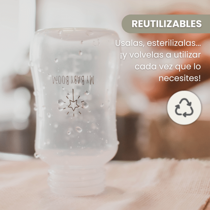Sacaleches eléctrico doble y botellas para leche materna