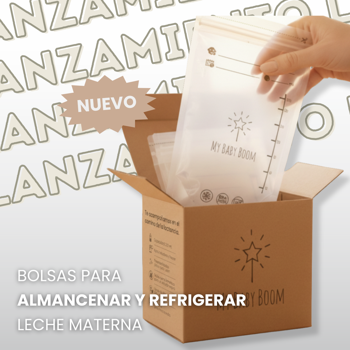 bolsas almacenamiento leche materna